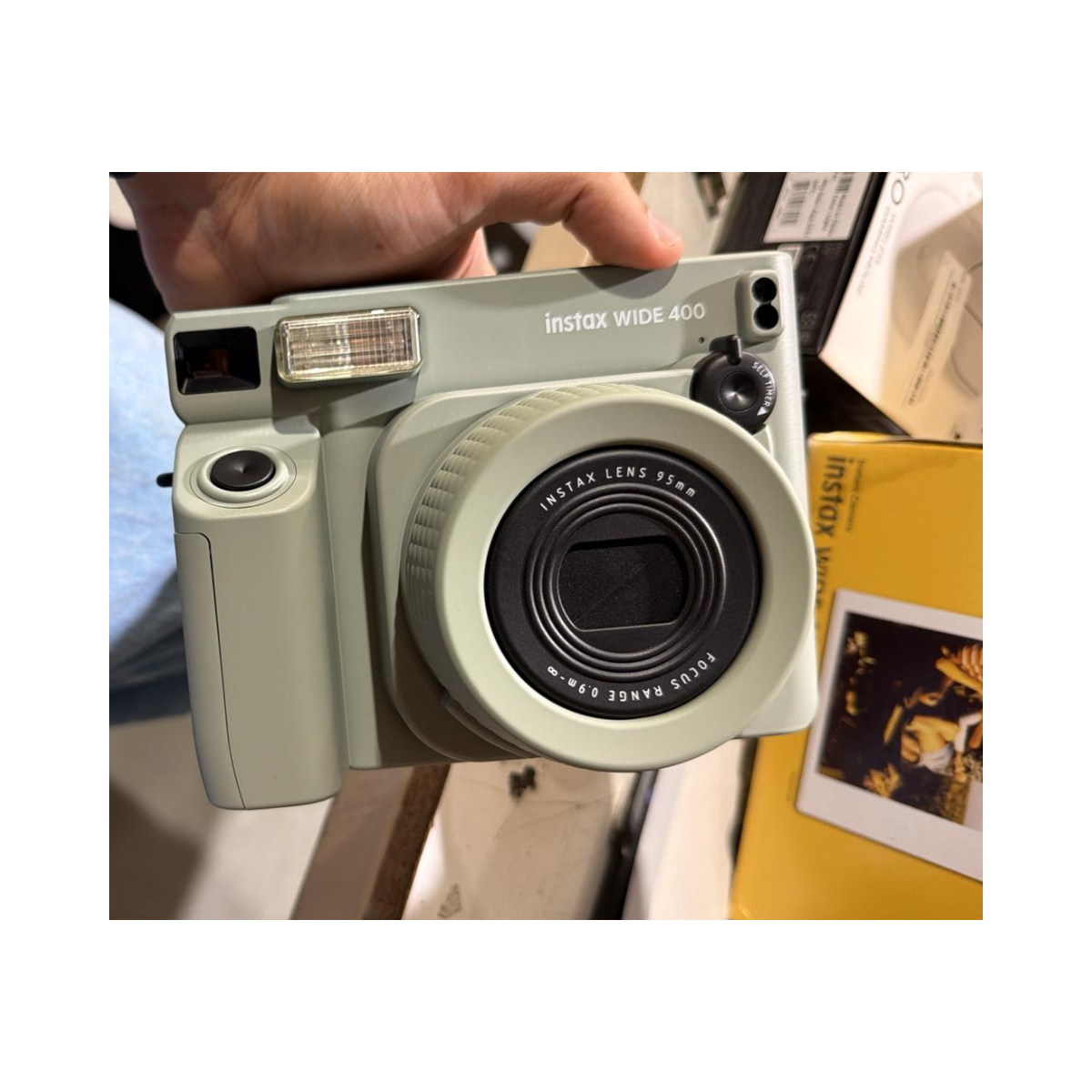 Instax Fujifilm Wide 400 Instant Camera Green - As New Condition fujifilm