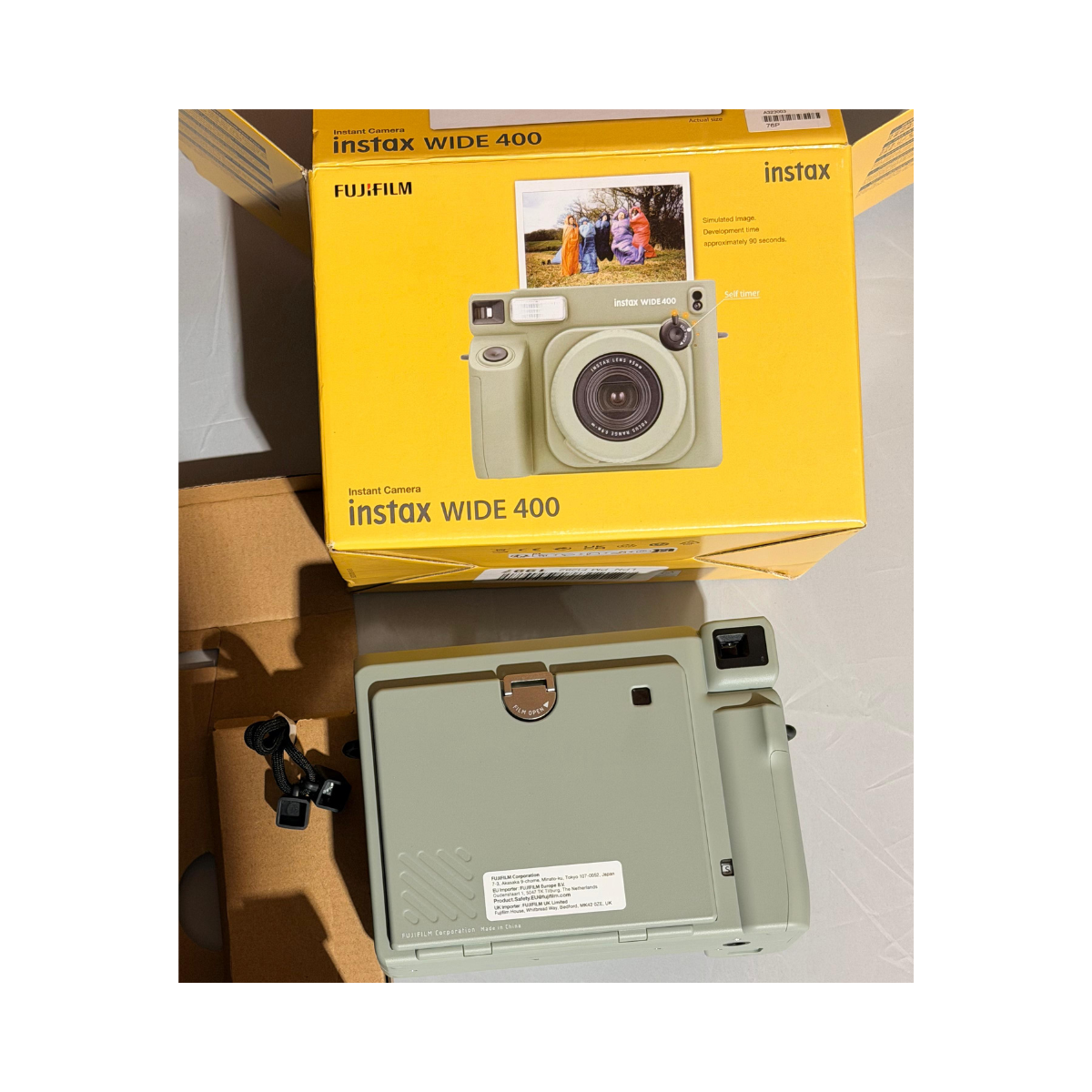 Instax Fujifilm Wide 400 Instant Camera Green - As New Condition fujifilm