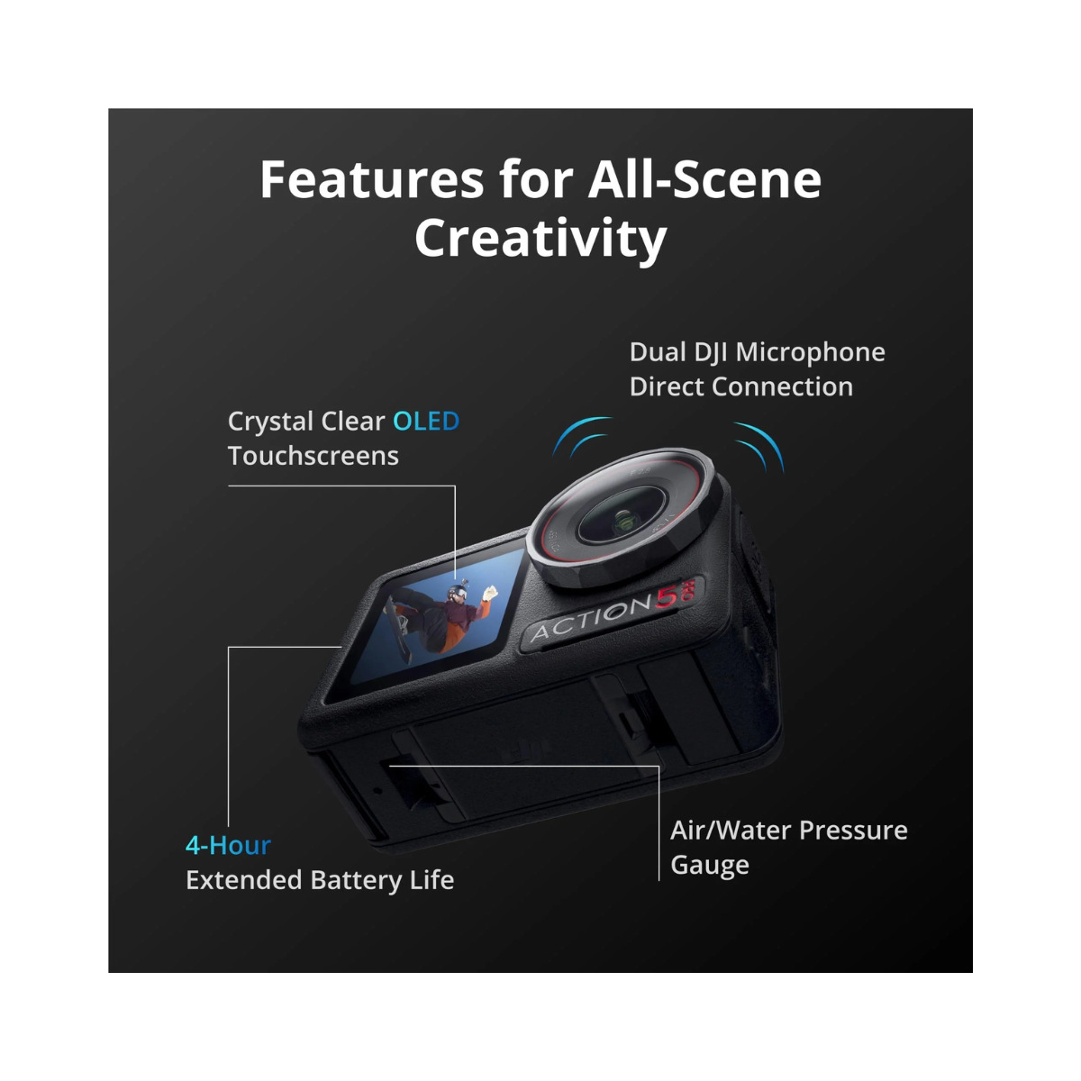 DJI Osmo Action 5 Pro Adventure Combo - As New Condition DJI