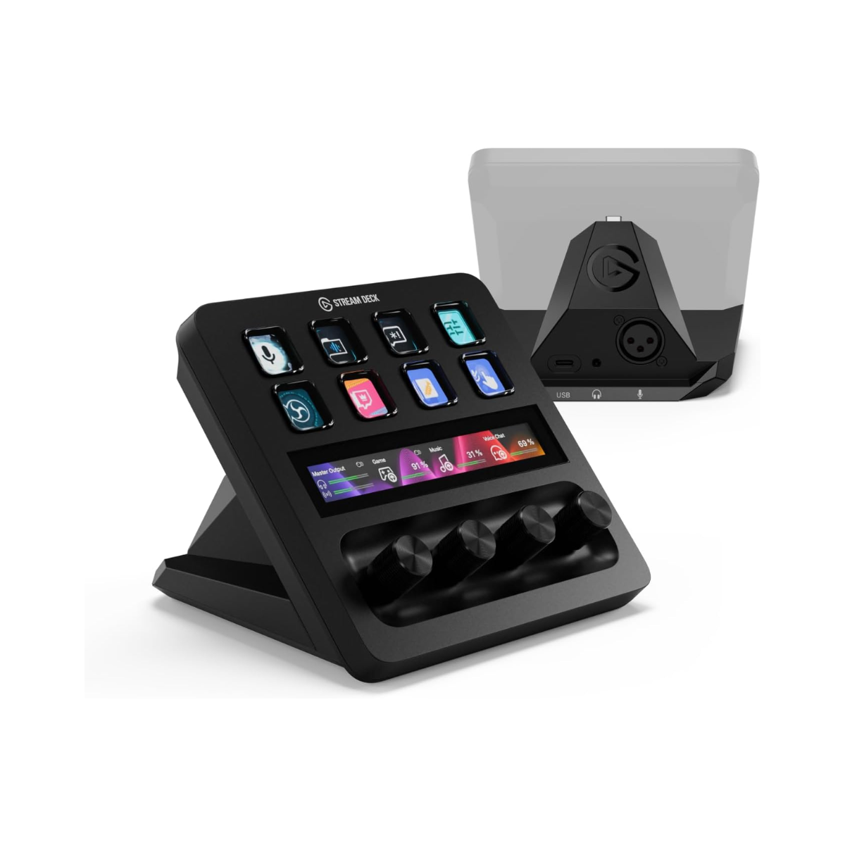 Elgato Stream Deck + XLR Audio Mixer & Controller for PC/Mac – As New Condition Elgato