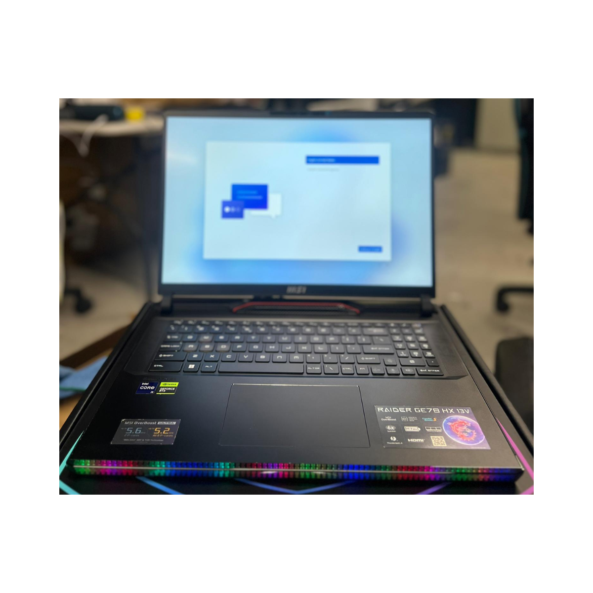 MSI Raider GE78HX 13VH-296AU Gaming Laptop i9 RTX 4080 64GB 4TB – Excellent Condition MSI