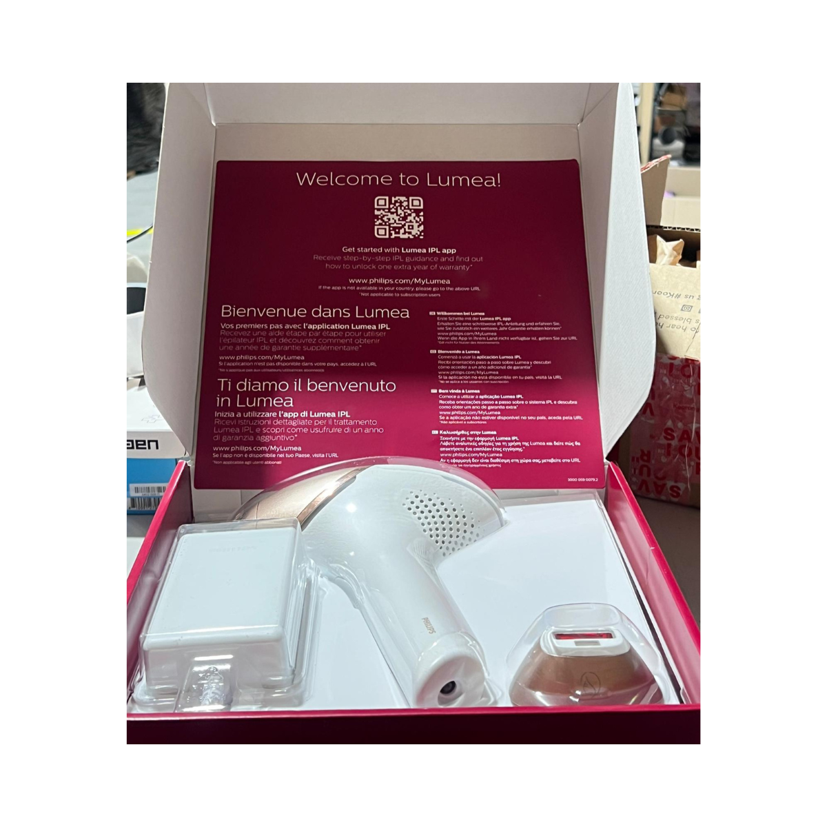 Philips Lumea Series 8000 IPL Hair Removal Device (BRI945) - As New Condition Philips
