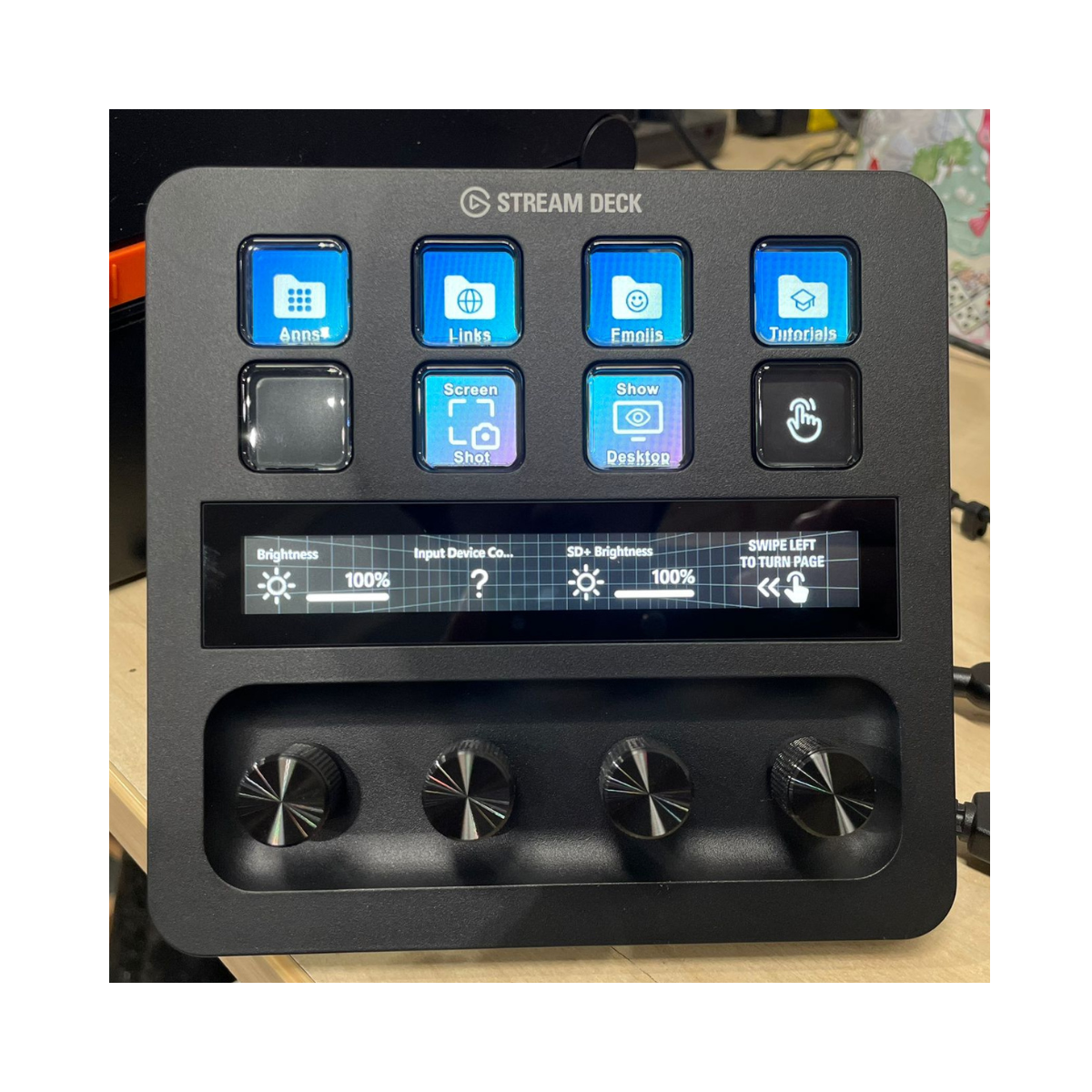 Elgato Stream Deck + XLR Audio Mixer & Controller for PC/Mac – As New Condition Elgato