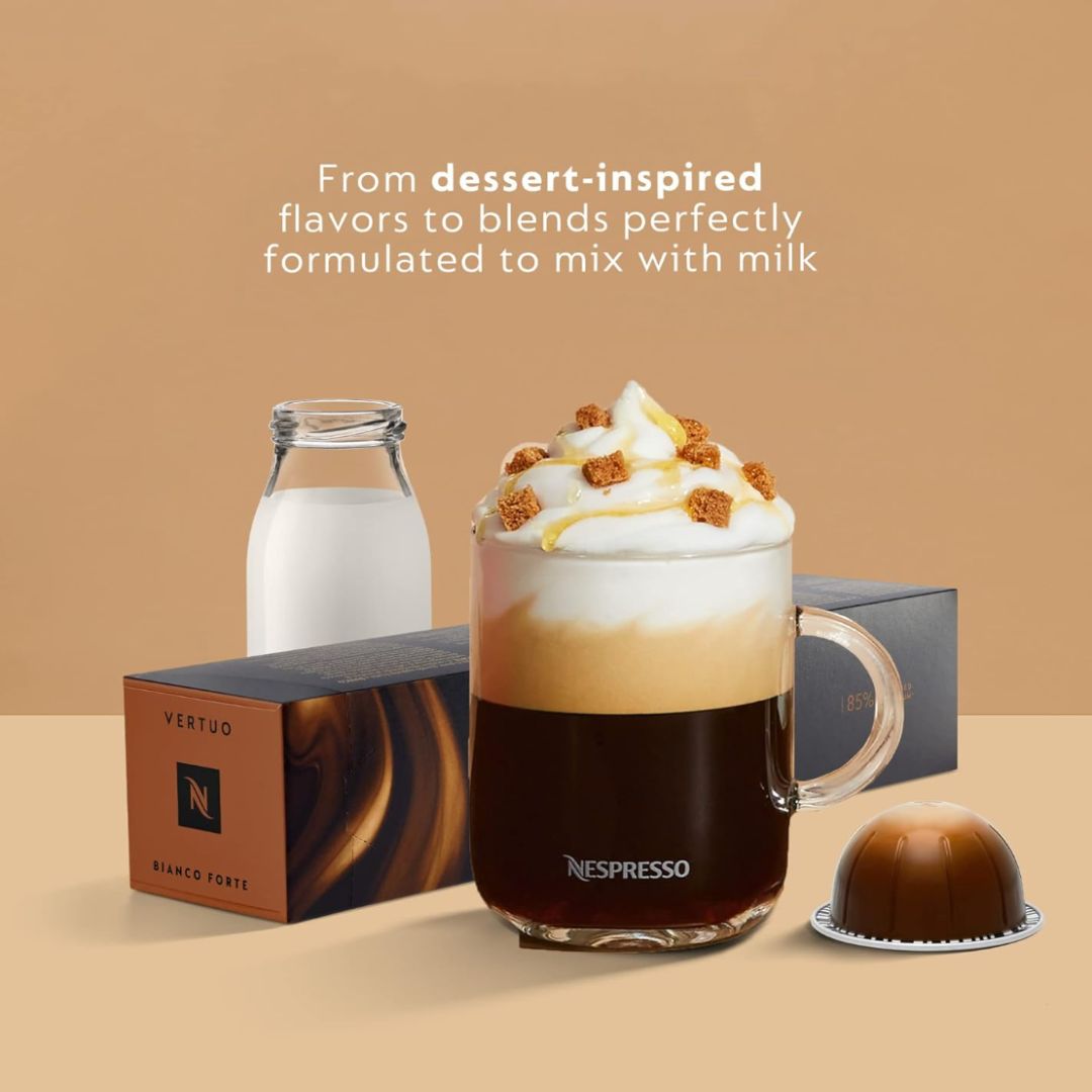 Nespresso Vertuo Pop+ Deluxe Coffee and Espresso Machine by De'Longhi - Refurbished, featuring a sleek design and high-quality brewing capabilities. Ideal for coffee lovers in Perth, Australia.