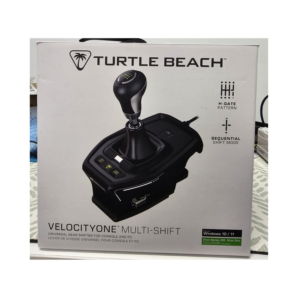 Turtle Beach VelocityOne Multi-Shift Universal Gear Shifter & Handbrake for PC & Xbox – As New Condition Turtle Beach