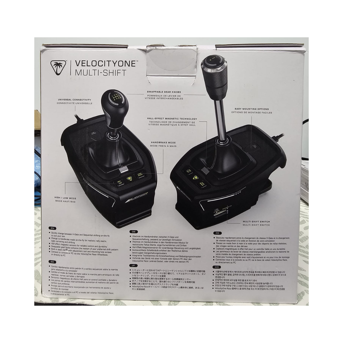 Turtle Beach VelocityOne Multi-Shift Universal Gear Shifter & Handbrake for PC & Xbox – As New Condition Turtle Beach
