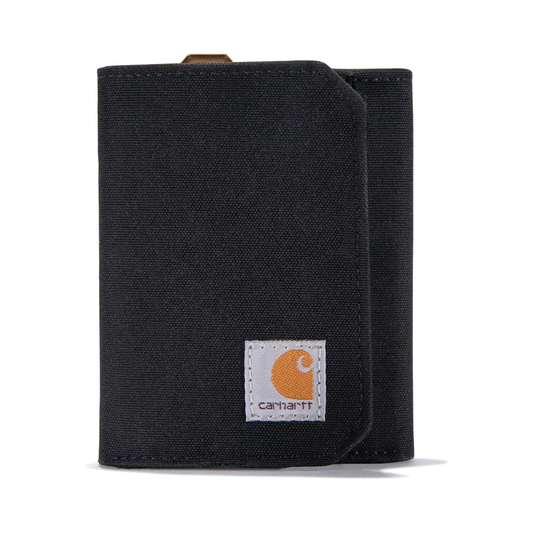 Carhartt Men's Standard Trifold, Durable Wallets Black - New - Mr Bargain