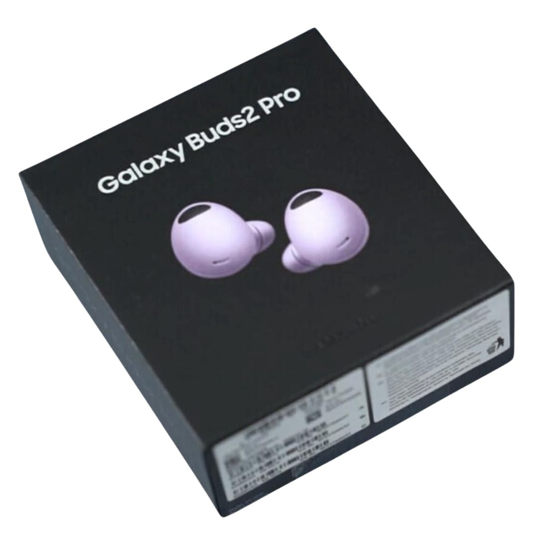 Samsung Galaxy Buds2 Pro - Refurbished true wireless earbuds with charging case, featuring active noise cancellation, 360-degree spatial audio, and a comfortable fit. Ideal for listening to music and podcasts in Perth, Australia.