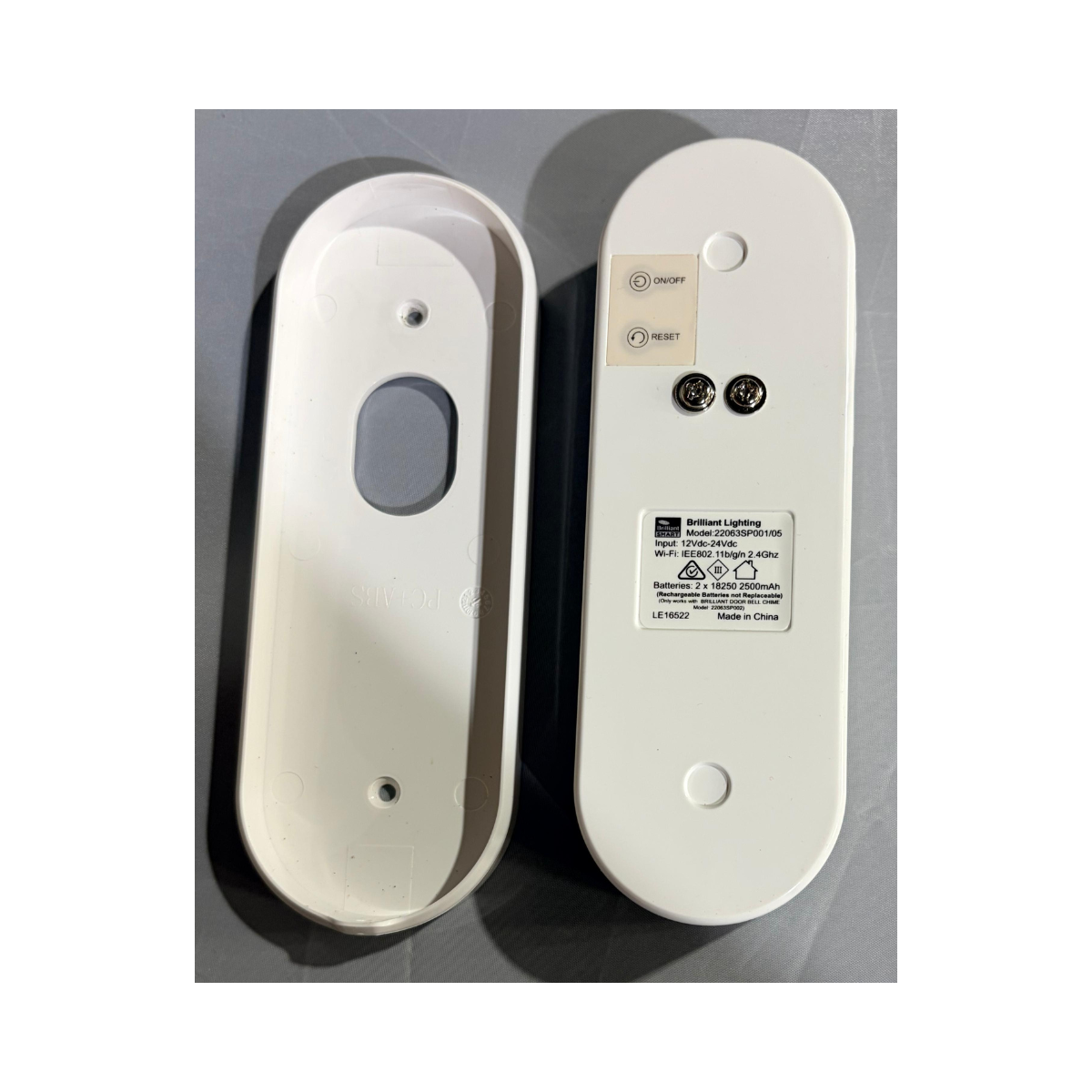 Brilliant Smart Deacon Video Doorbell with Chime - Missing mount equipment - Excellent Used Condition BRILLIANT SMART