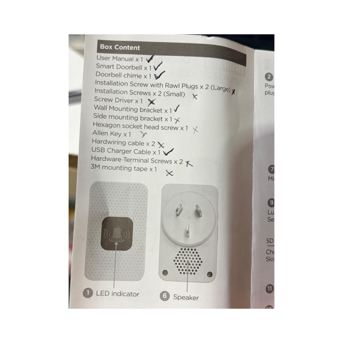 Brilliant Smart Deacon Video Doorbell with Chime - Missing mount equipment - Excellent Used Condition BRILLIANT SMART