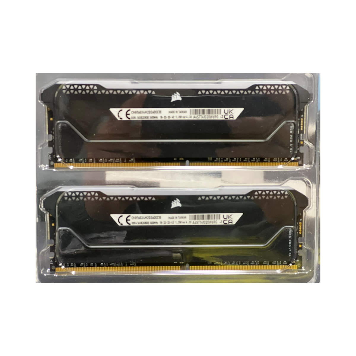 CORSAIR Vengeance RGB PRO SL 16GB (2x8GB) DDR4 3600MHz C18 RAM – Excellent Condition CORSAIR