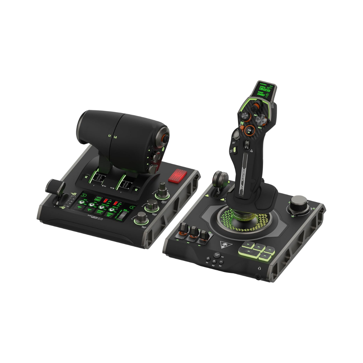 Turtle Beach VelocityOne Flightdeck HOTAS Joystick & Throttle for PC – As New Condition Turtle Beach