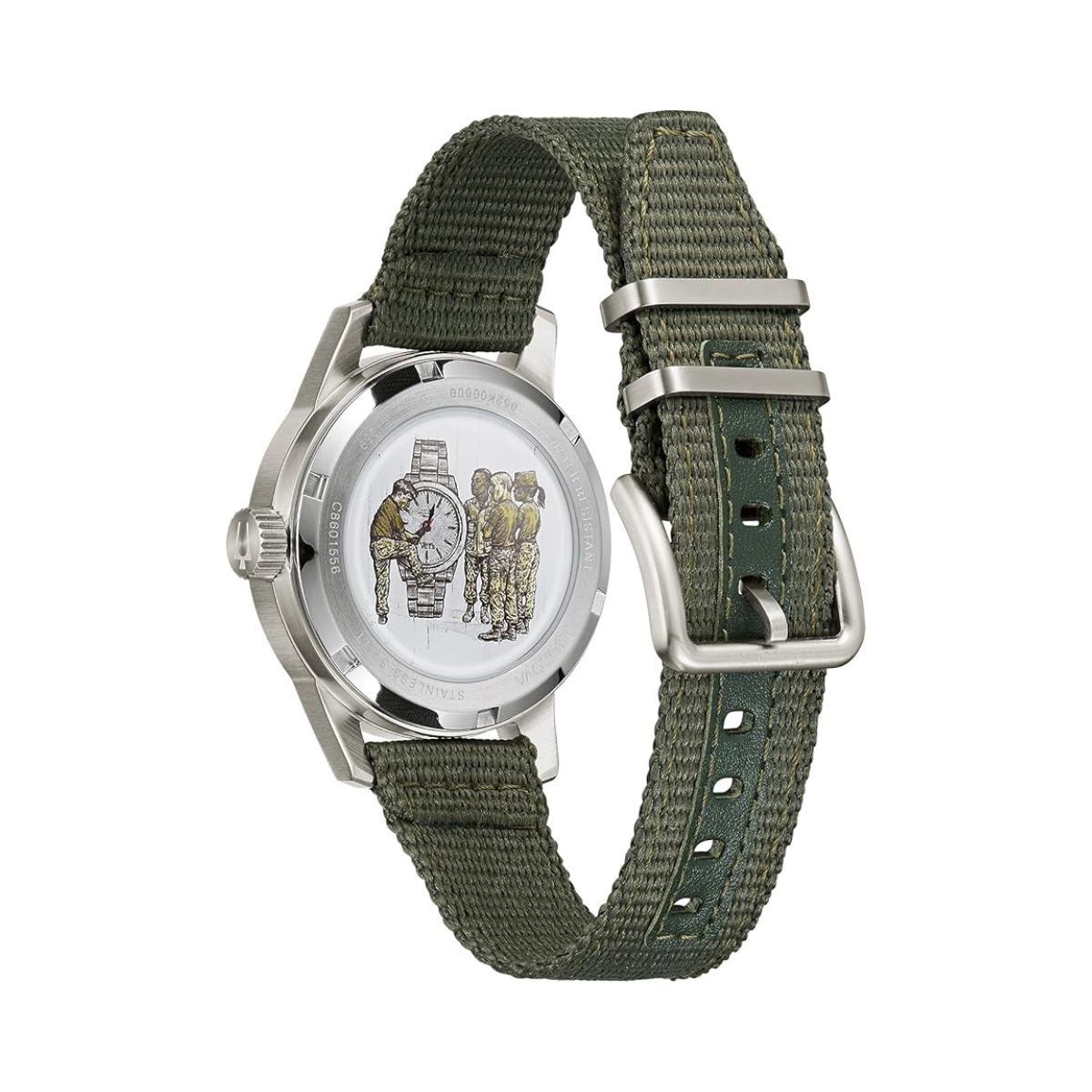 Bulova Men’s Military Heritage Hack Veteran’s Watchmaking Initiative Automatic Watch (96A259) – As New Condition Bulova