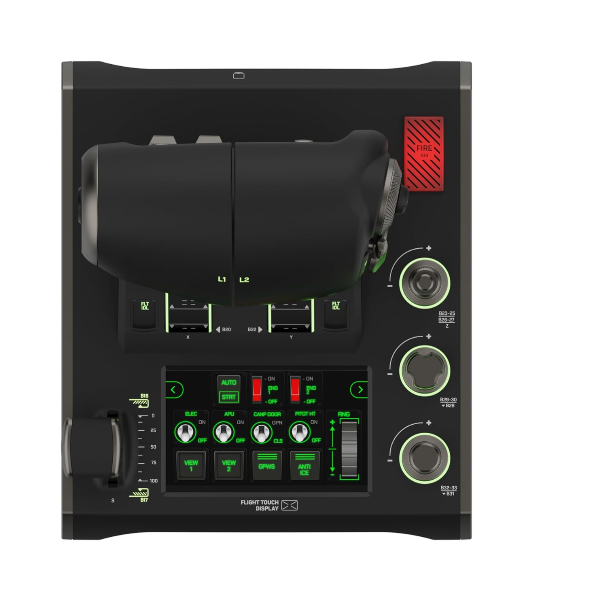 Turtle Beach VelocityOne Flightdeck HOTAS Joystick & Throttle for PC – As New Condition Turtle Beach