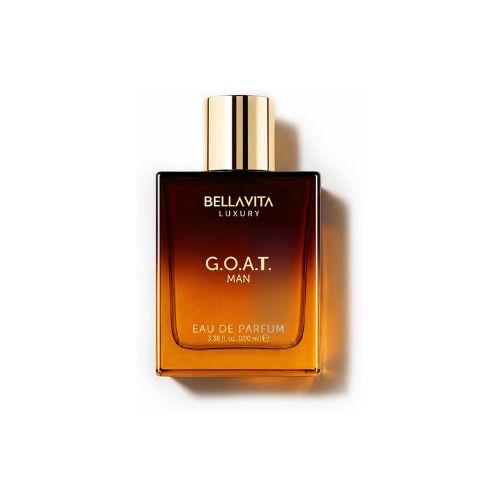Bella Vita Luxury G.O.A.T Eau De Parfum for Men with Bergamot Lavender & Patchouli EDP Long Lasting Perfume Fragrance for All Occasions 100 ML BELLAVITA