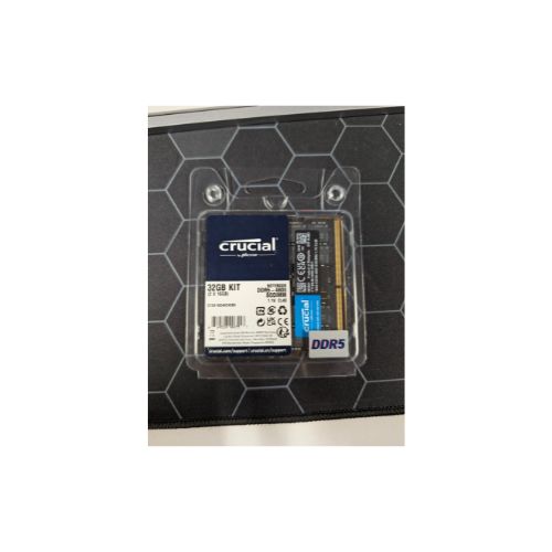Crucial DDR5-4800 SODIMM CL40 (16Gbit) RAM, 32 GB Kit (2x16GB) - CT2K16G48C4085 - As New Condition CRUCIAL