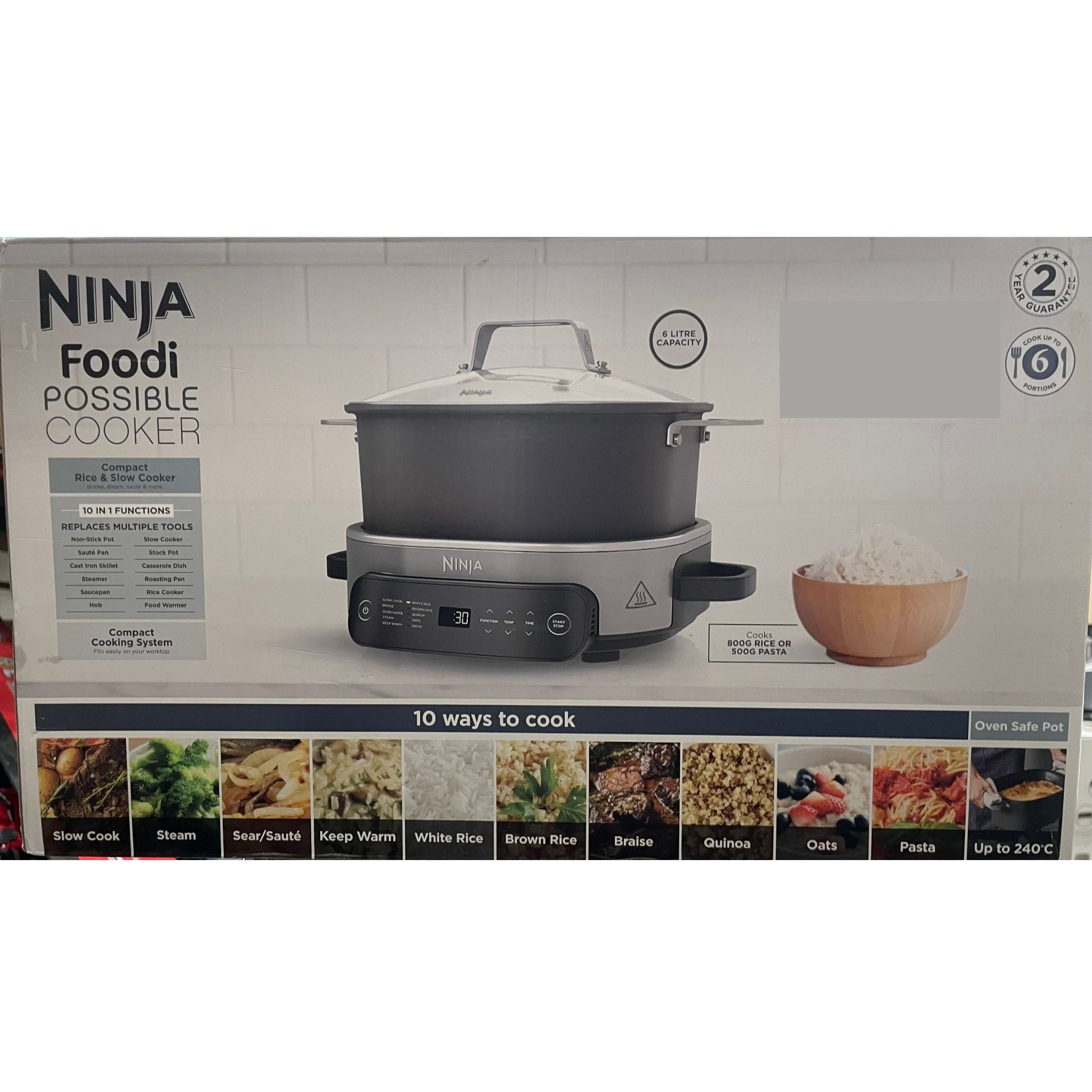 NINJA FOODI POSSIBLE COOKER - MC1101ANZ- AS NEW NINJA