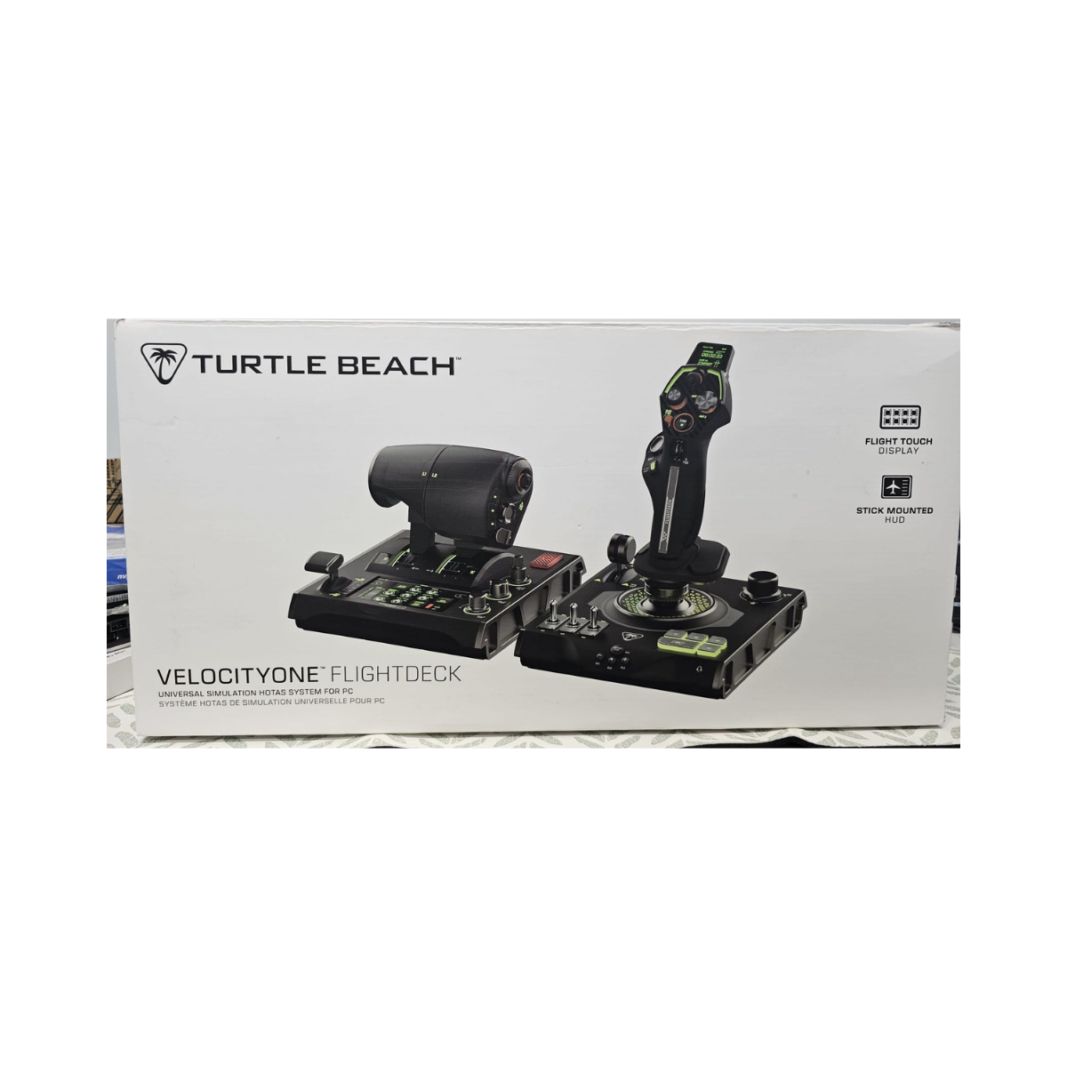 Turtle Beach VelocityOne Flightdeck HOTAS Joystick & Throttle for PC – As New Condition Turtle Beach