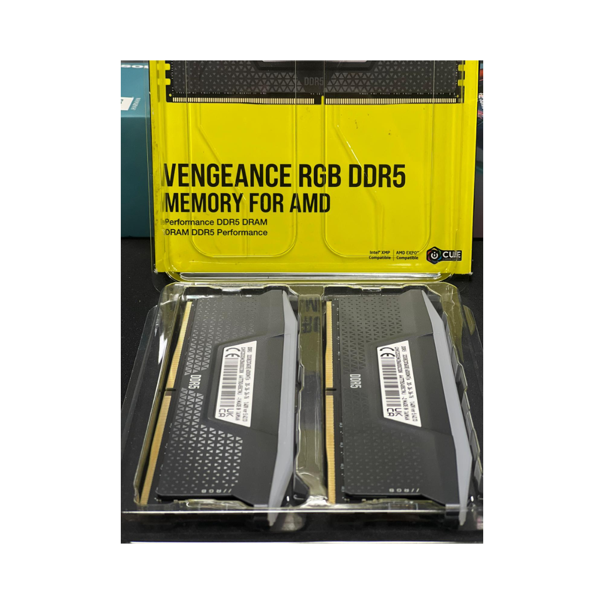 CORSAIR Vengeance RGB DDR5 32GB (2x16GB) 6000MHz CL30 RAM - As New Condition CORSAIR