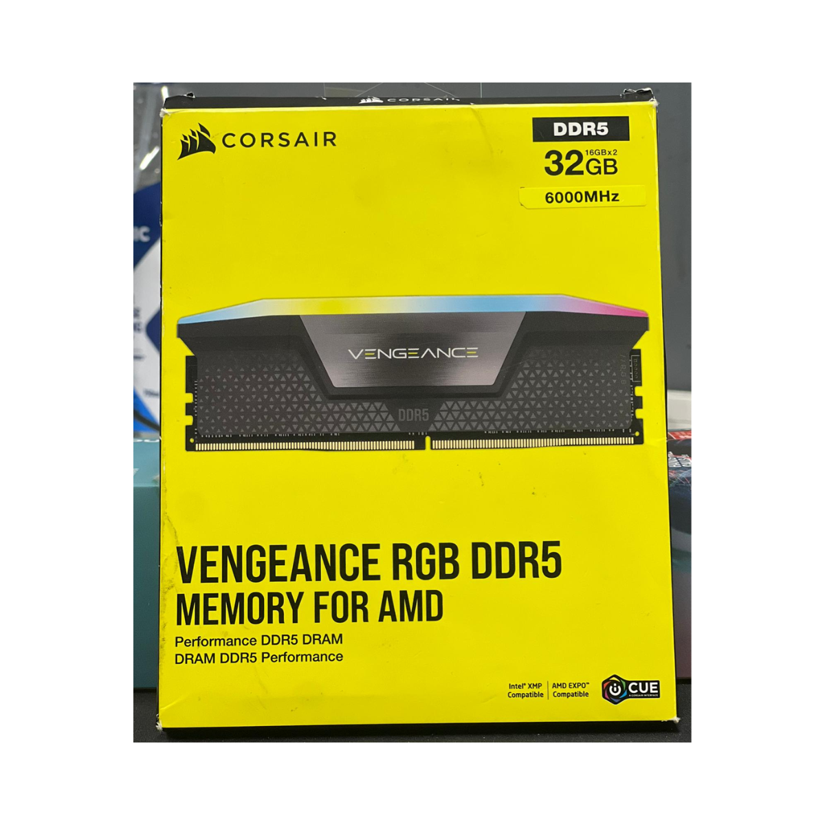 CORSAIR Vengeance RGB DDR5 32GB (2x16GB) 6000MHz CL30 RAM - As New Condition CORSAIR