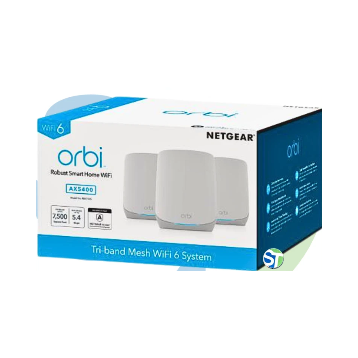 Netgear Orbi RBK763S 3 pack - As New Condition - Mr Bargain