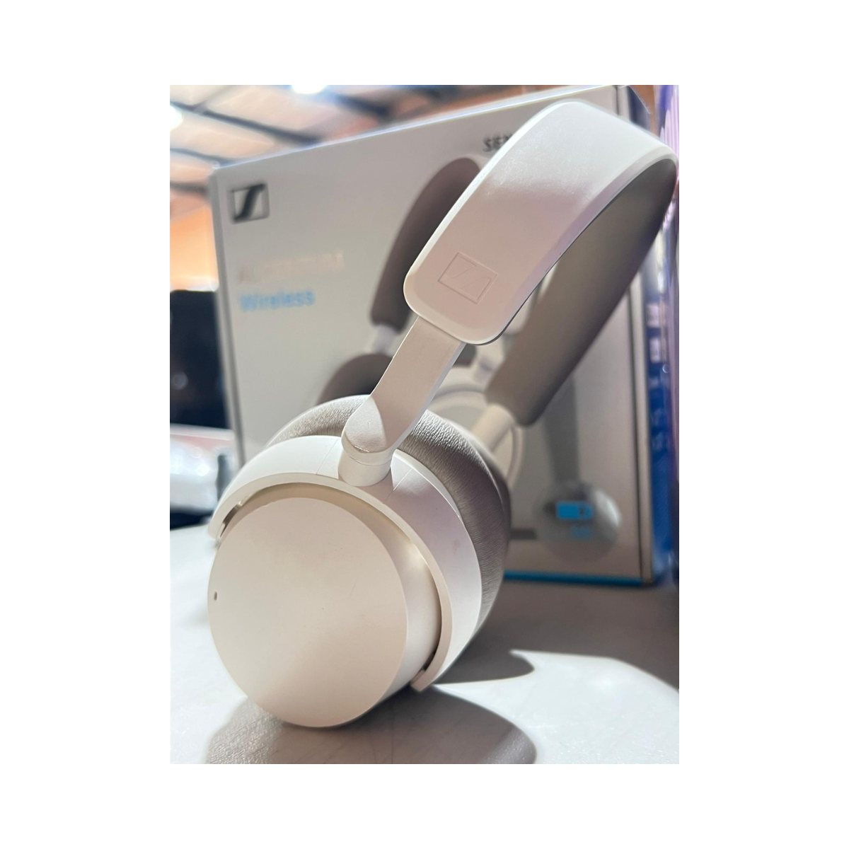 Sennheiser ACCENTUM Wireless Over Ear Noise Cancelling Headphones, White - Fair Condition SENNHEISER