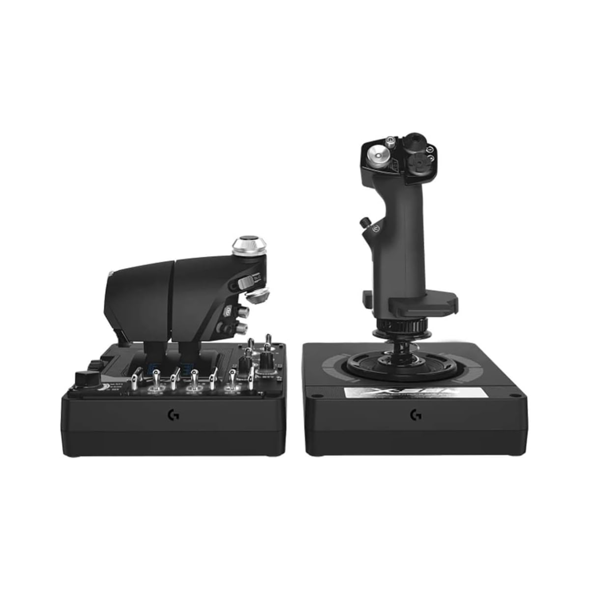 Logitech G Pro Flight X56 Rhino H.O.T.A.S RGB Throttle and Stick Simulation Controller - As New Condition Logitech