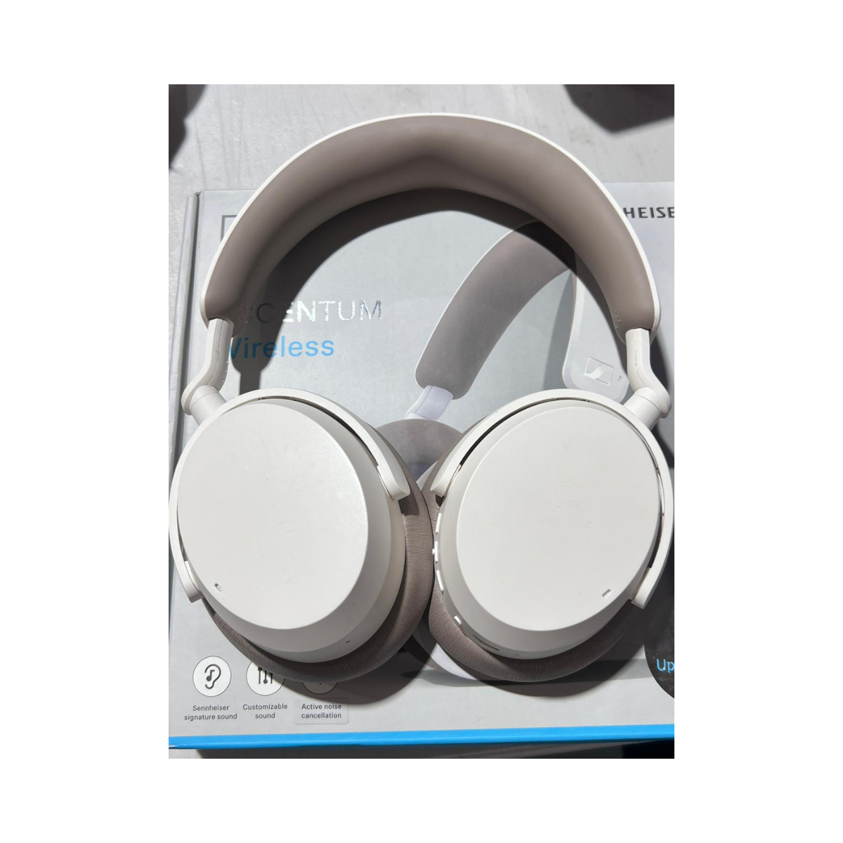 Sennheiser ACCENTUM Wireless Over Ear Noise Cancelling Headphones, White - Fair Condition SENNHEISER
