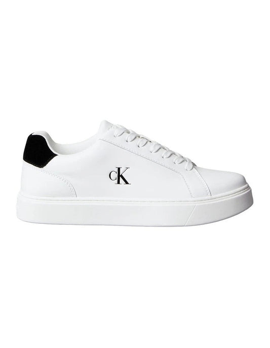 Calvin Klein Men's Classic Cupsole Sneaker, Bright White/Black, 42 Calvin Klein