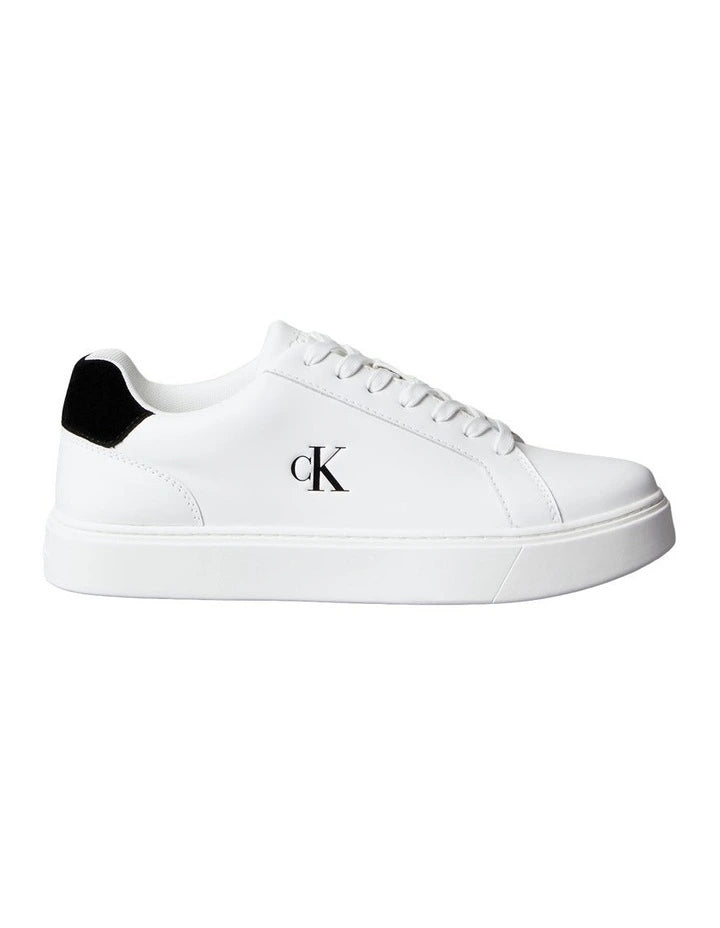 Calvin Klein Men's Classic Cupsole Sneaker, Bright White/Black, 42 Calvin Klein