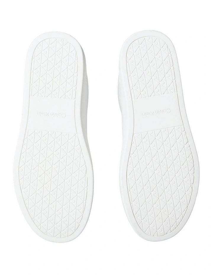 Calvin Klein Men's Classic Cupsole Sneaker, Bright White/Black, 42 Calvin Klein