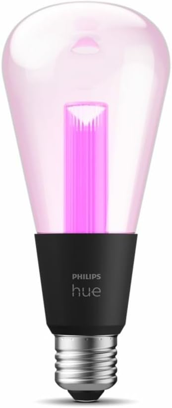 Philips Hue White & Colour Ambiance Lightguide ST70 Smart LED Edison Bulb – New Philips
