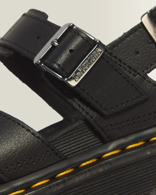 Dr. Martens Women's Voss II Cross Strap Sandal, Black Athena Leather, UK 3/US 5/EU  36 Dr Martens