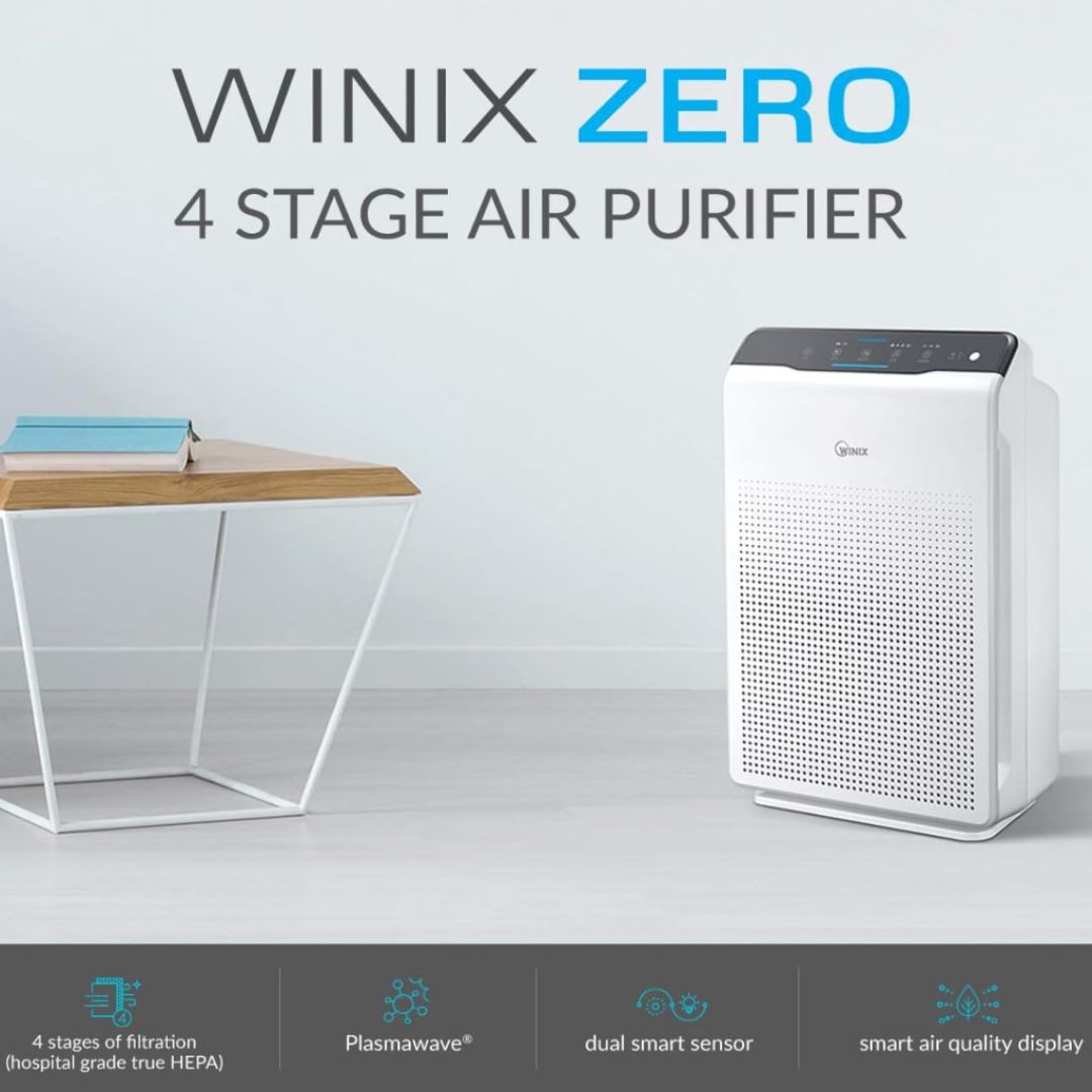 Winix Zero 4-Stage Hospital Grade True HEPA Air Purifier - Refurbished, featuring advanced filtration technology and a sleek design. Ideal for improving indoor air quality in Perth, Australia.