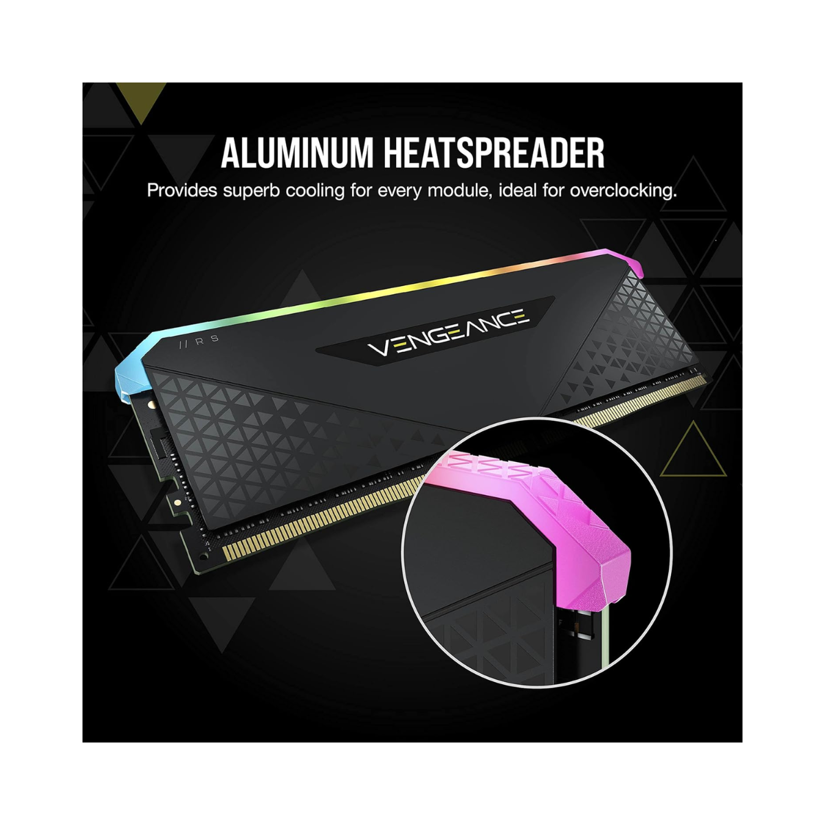 CORSAIR VENGEANCE RGB RS 32GB (2x16GB) DDR4 3200MHz C16 RAM - As New Condition CORSAIR