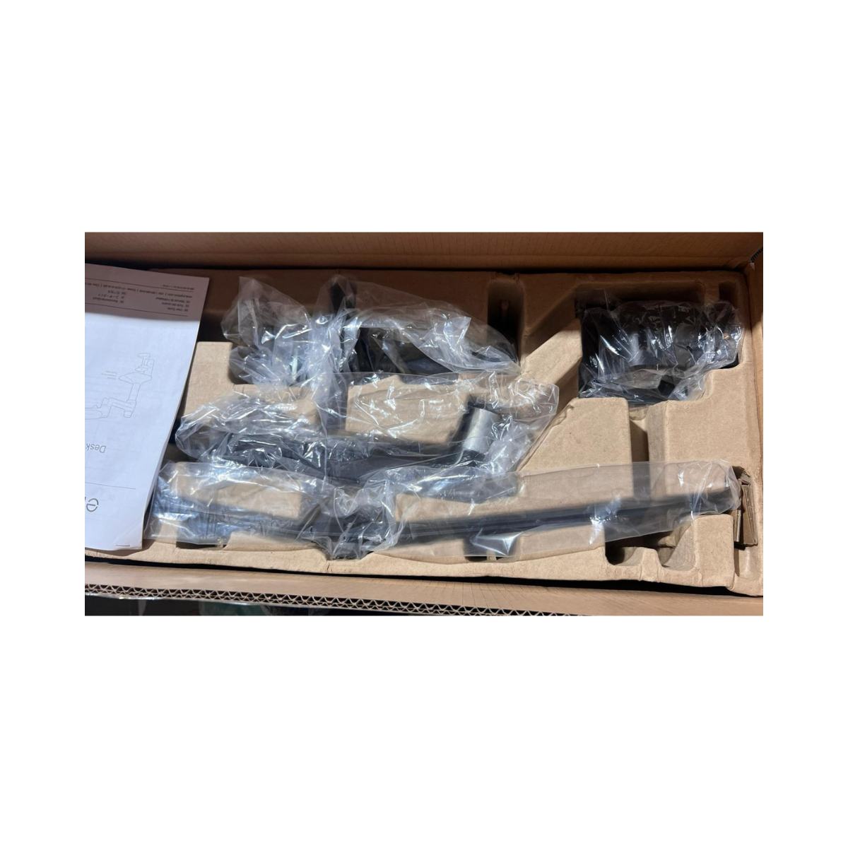 Ergotron LX Desk Dual Direct Arm, Matte Black - As New Condition Ergotron