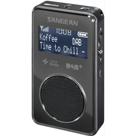 Sangean DPR-35+ DAB+ FM Pocket Radio Portable Digital Radio Black – As New Condition SANGEAN
