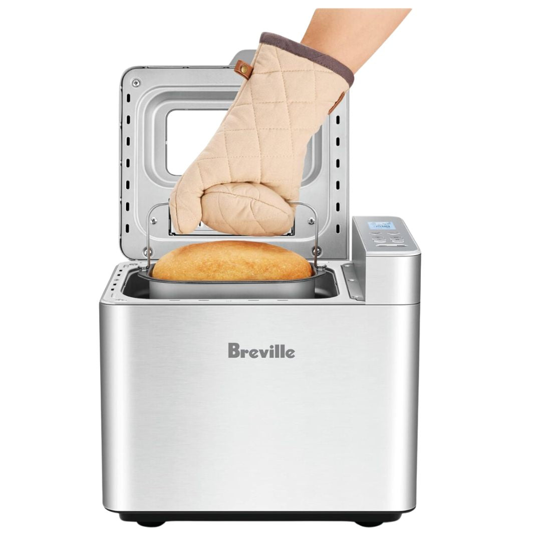 Breville the Baker's Dozen Bread Maker - Refurbished, featuring a digital display and multiple settings for baking different types of bread. Ideal for home bakers in Perth, Australia.