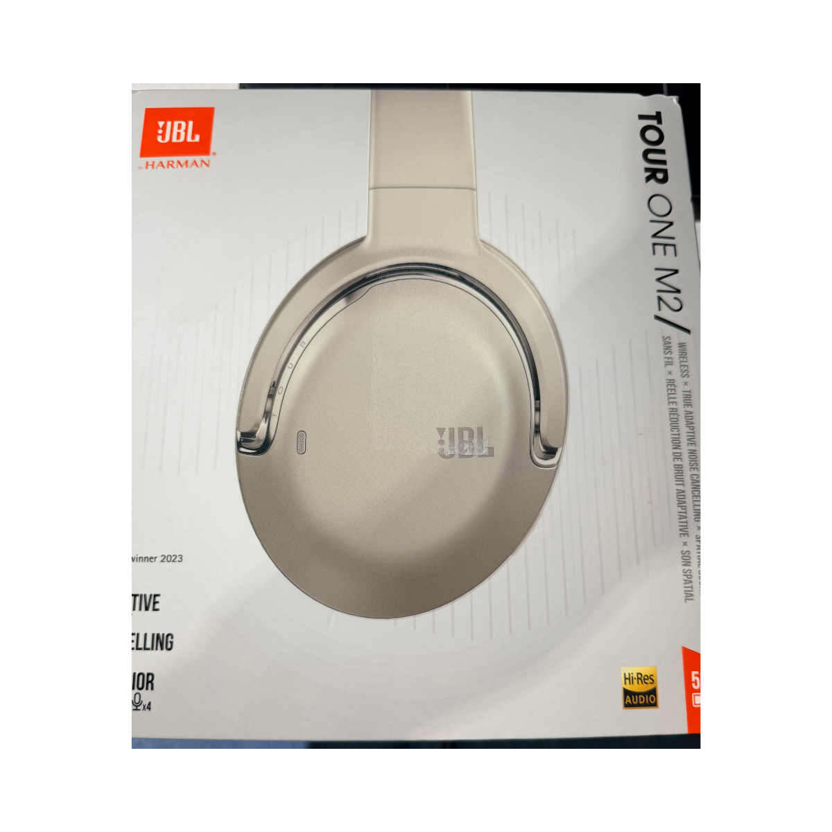 JBL Tour One M2 Over-Ear Headphone Champagne - As New Condition JBL