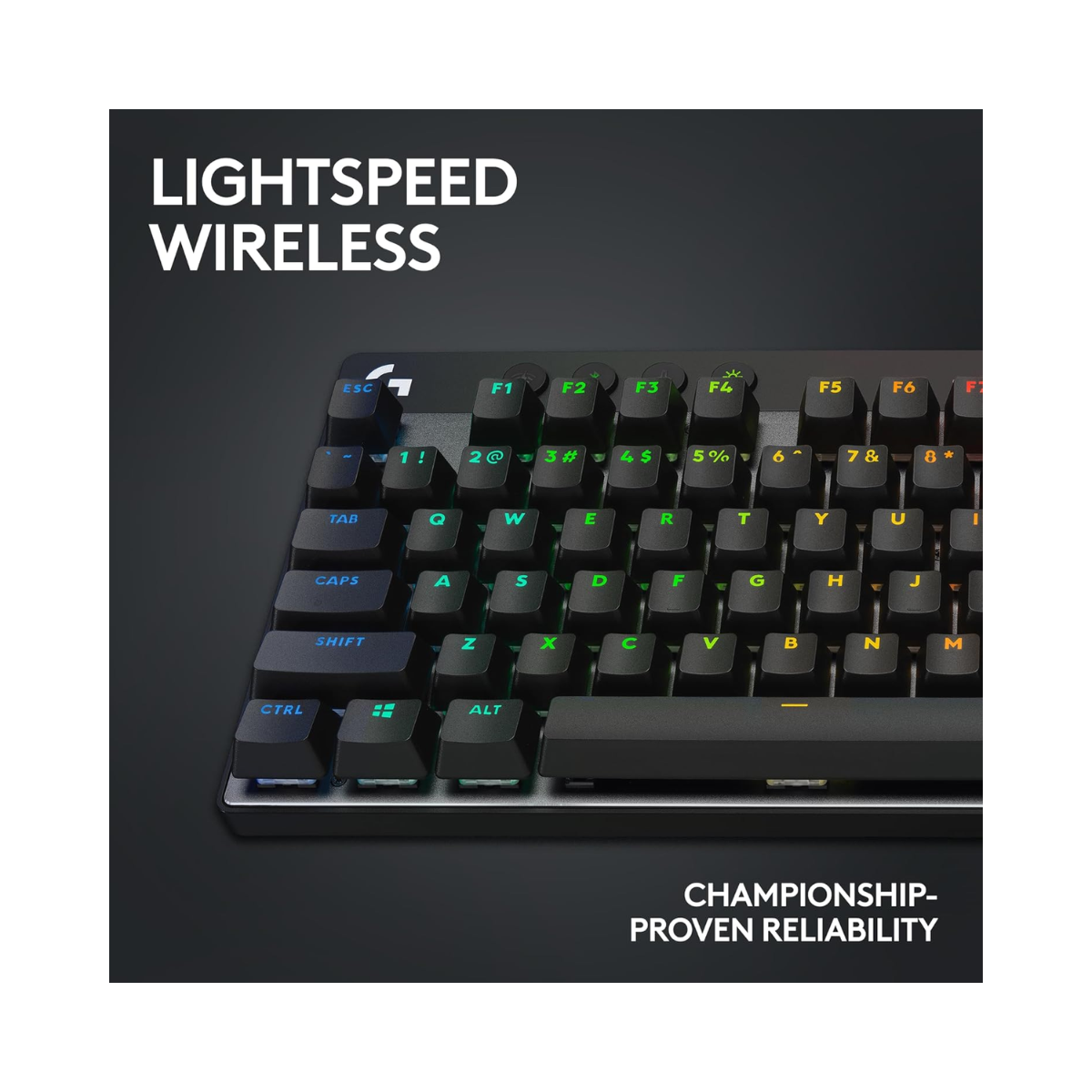 Logitech G PRO X TKL Gaming Keyboard Tactile Switches (GX Brown) Black - As New Condition Logitech