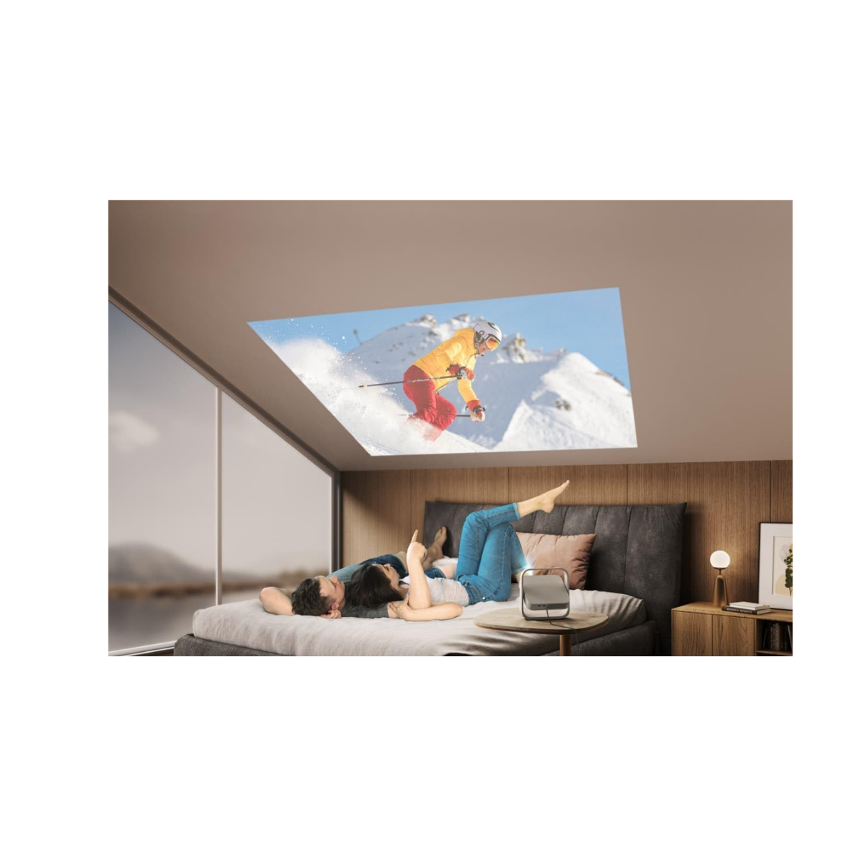 XGIMI Elfin Flip Portable Projector - As New Condition xgmi