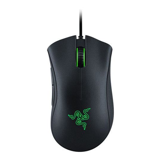 Razer DeathAdder Essential (2021) Wired Gaming Mouse - 6400 DPI Optical Sensor, 5 Programmable Buttons - Black Razer