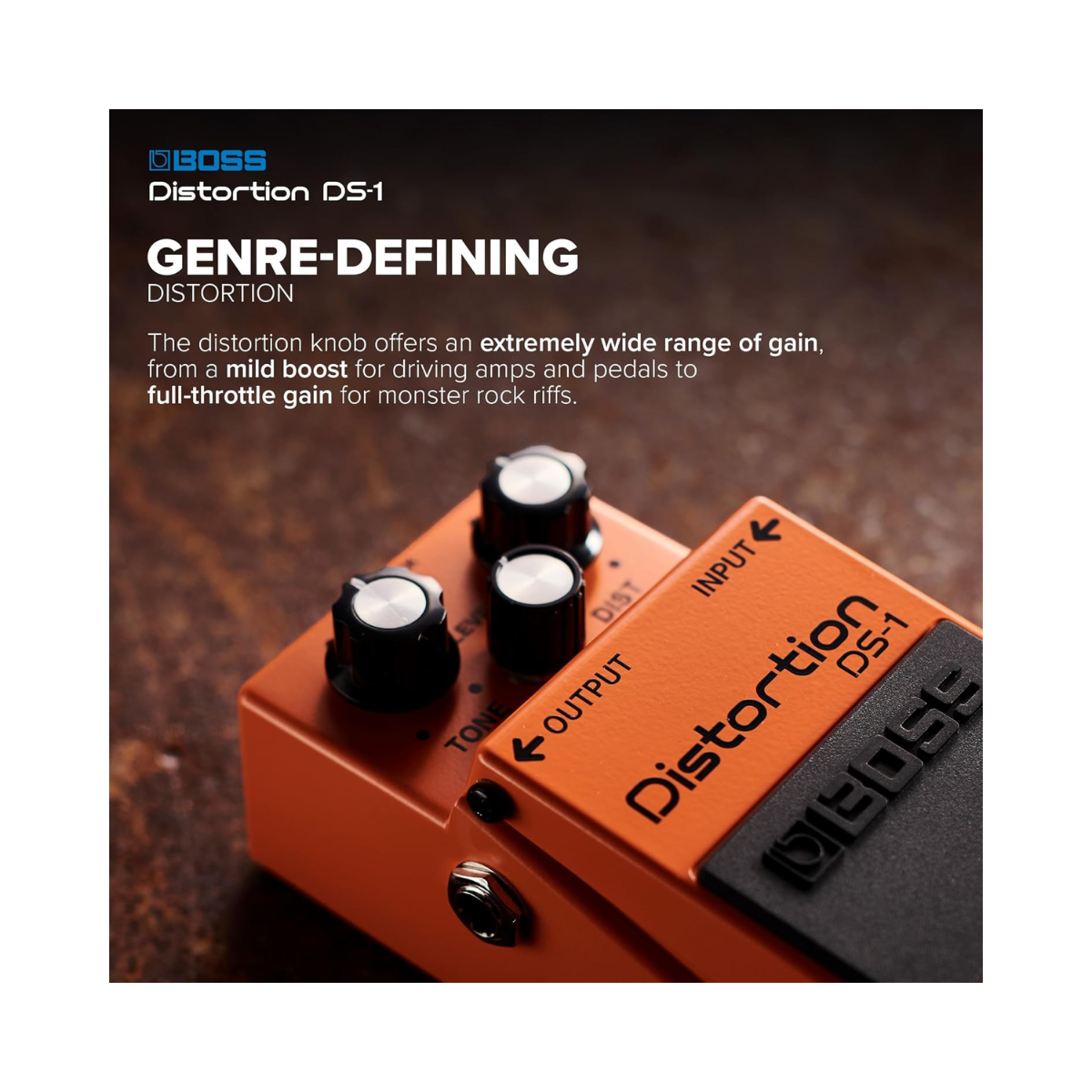 BOSS DS-1 Distortion Pedal Classic Guitar Effects – As New Condition (Untested) BOSS