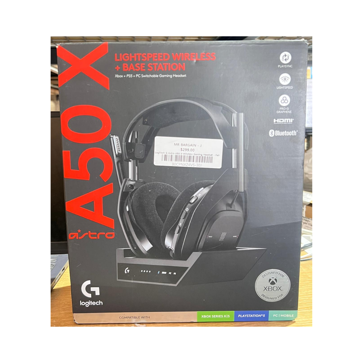 Logitech G Astro A50 X LIGHTSPEED Wireless Gaming Headset + Base Station - Fair Used Condition Logitech