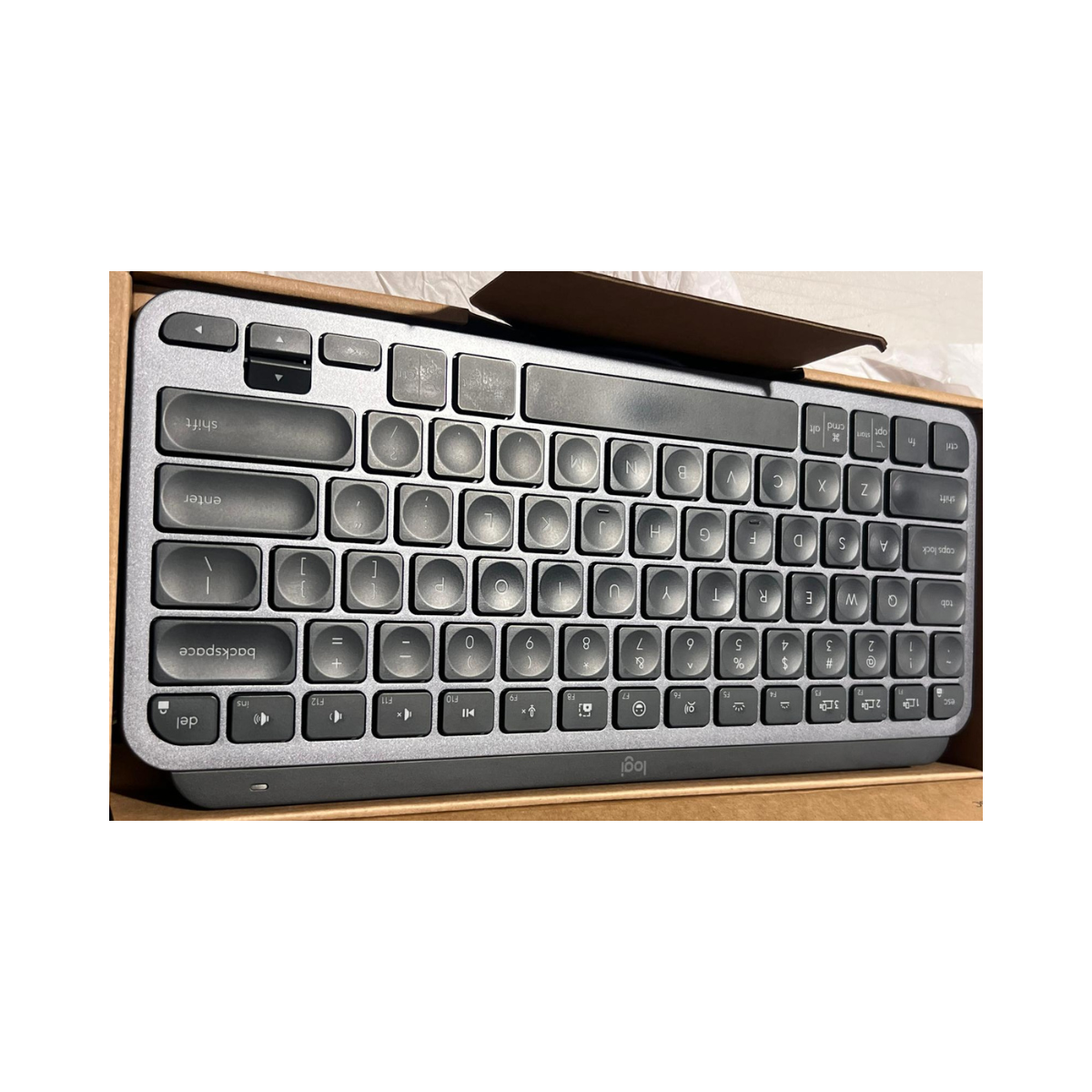 Logitech MX Keys Mini Minimalist Wireless Illuminated Keyboard, Graphite - Excellent Used Condition Logitech