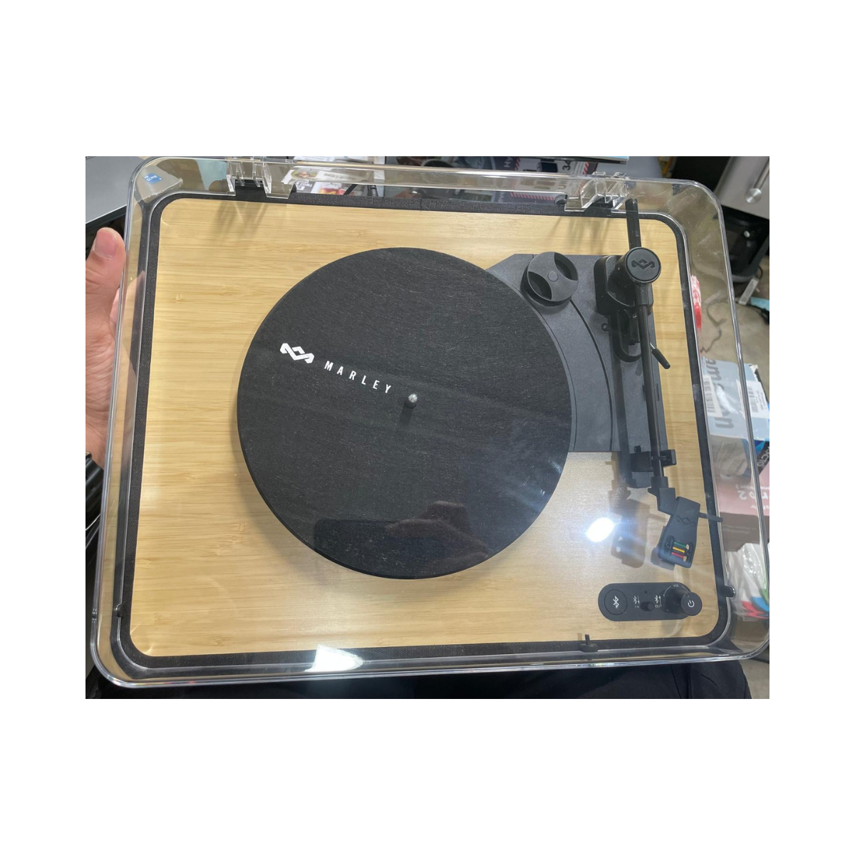 House of Marley Revolution Wireless Turntable Bluetooth Record Player – As New Condition House of Marley