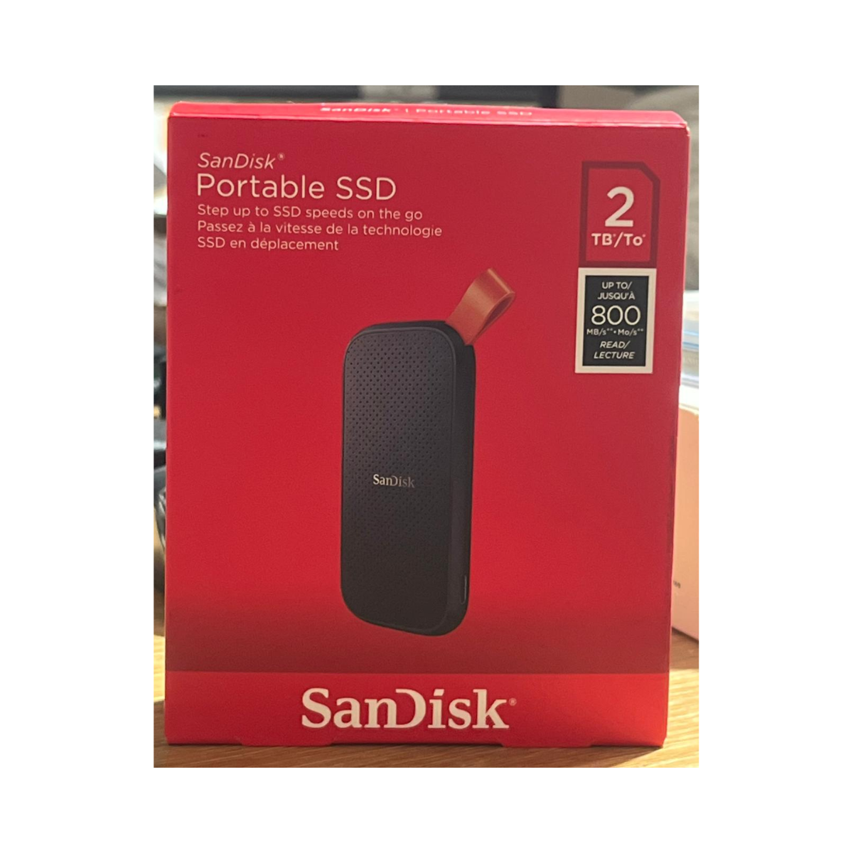 SanDisk Portable SSD 2TB Black - As New Condition SanDisk