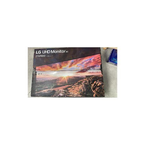 LG 27UP850-W 27 inch 4K UHD Monitor with IPS (3840 x 2160) Display DCI-P3 95%, Vesa HDR 400, USB Type-C, HDMI, AMD Freesync - As New Condition LG