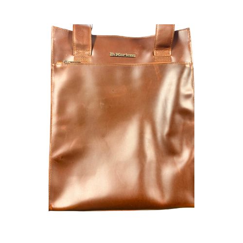 Dr. Martens Leather Tote Bag, Amber Tan Mayhem RB - As New Dr Martens