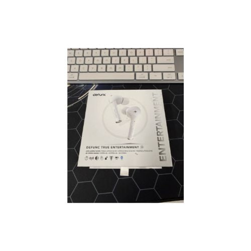 Defunc True Entertainment Wireless Earbuds - White - As New Condition DEFUNC